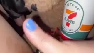 حليبي لاتيه القهوة & تويكس الشوكولاته في بلدي عذراء الوردي ضيق غريب الغذاء صنم طويل & بي بي سي الولايات المتحدة الأمريكية