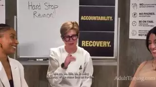 ما بعد العربدة مثليه بودكاست كينا جيمس، ريغان فوكس، بري ميلز، آنا كلير كلاودز، أوليفيا جاي، سارة العربية، ليتل بوك