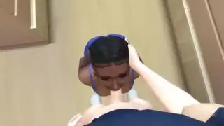 الرجل الأبيض يضاجع فتاة سوداء وعربية